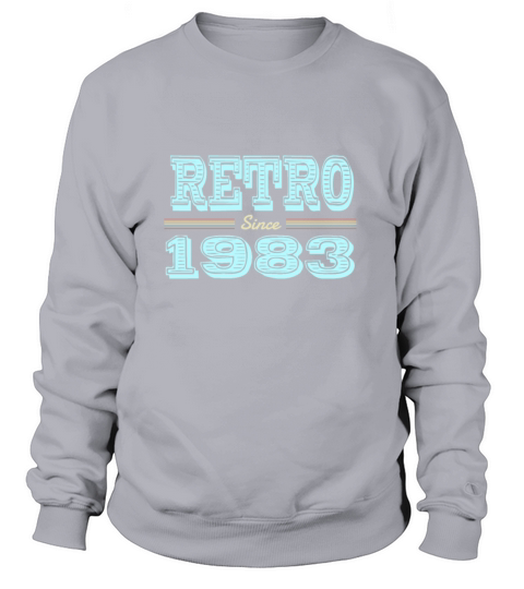 Vintage Funny Gift Retro 1983 Birthday Present Women's Sweatshirt