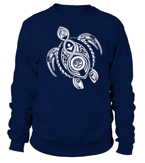 Hawaiian Turtle Tribal Art Women's Sweatshirt