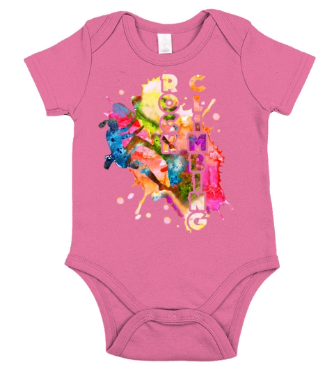 ROCK CLIMBING TEE SHIRT Short Sleeve Baby One-Piece