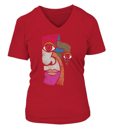 T-shirt Picasso V-neck T-Shirt Woman