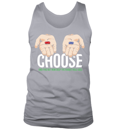 Choices Red Or Blue Pill Choose Design Men's Tank Top