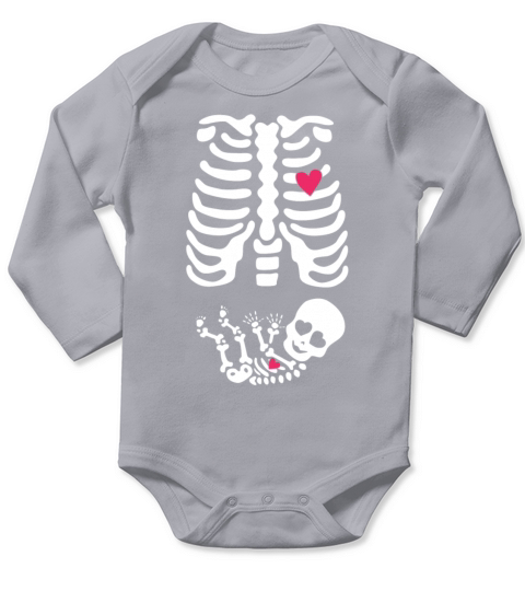 Skeleton baby Long Sleeve Baby One-Piece