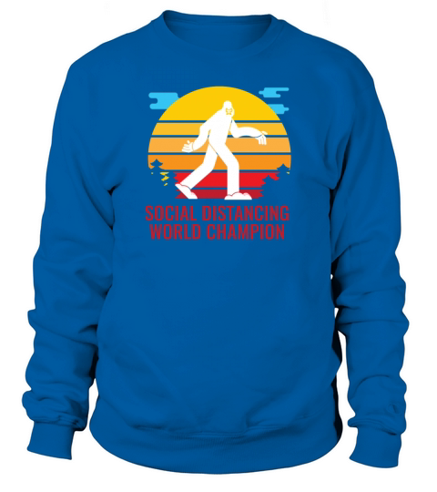 Social Distancing World Champion Bigfoot Women's Sweatshirt