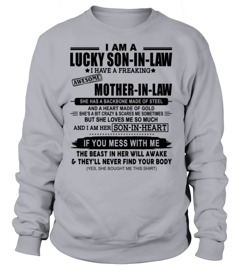 Lucky Son In Law Have Awesome Mother In Law Women's Sweatshirt
