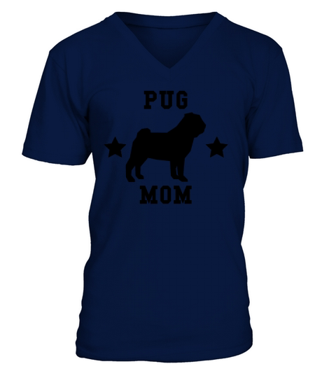 Pug Mom Men's V-Neck T-shirt