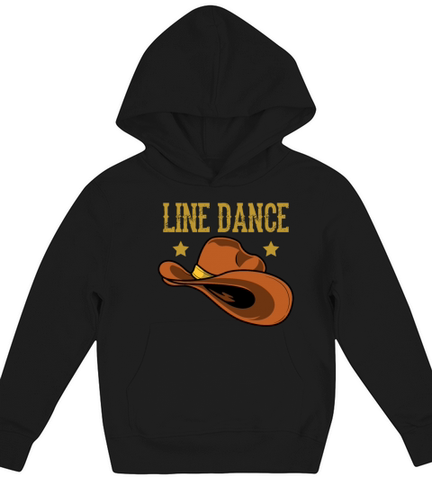 Line Dancing Dance Kids Hoodie