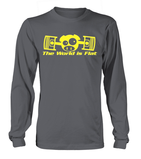 The World Is Flat Rally Pig Women's Long Sleeve