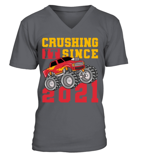 Retro Vintage Crushing It Since Men's V-Neck T-shirt