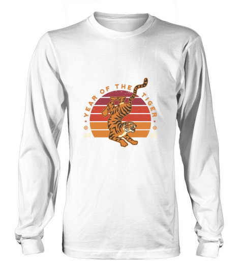 2022 Year Of The Tiger Happy New Year Vintage Women's Long Sleeve