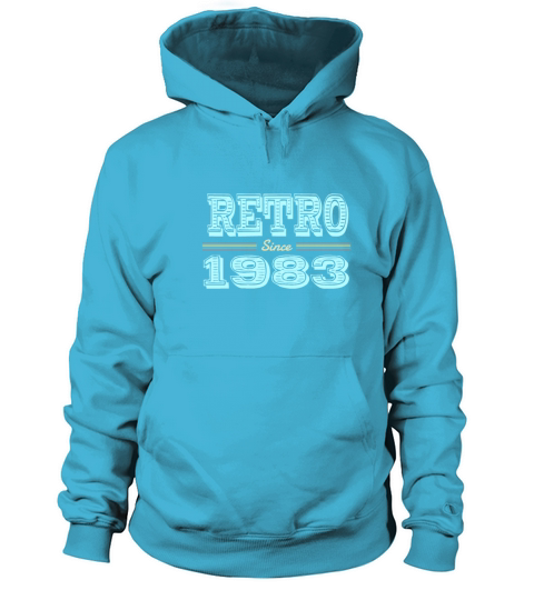 Vintage Funny Gift Retro 1983 Birthday Present Women's Hoodie