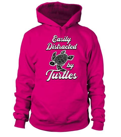 Easily Distracted By Turtles Turtle Lover Sea Gift Women's Hoodie