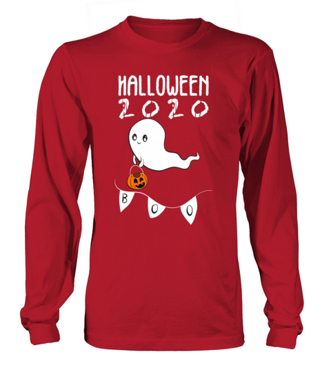Halloween Ghost For Kids Ghost Design With Pumpkin Women's Long Sleeve
