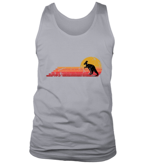 Kangaroo Animal Retro Vintage Style Men's Tank Top