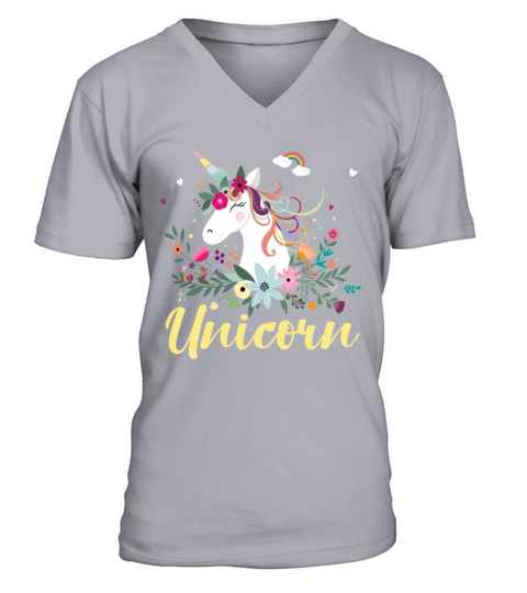 Unicorn unicorn and unicorns Men's V-Neck T-shirt
