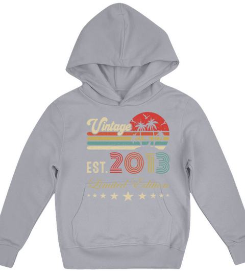 8th birthday vintage limited edition 8 birthday Kids Hoodie