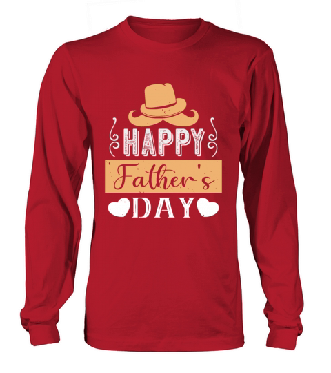 Happy Fathers Day Tshirt Men's Long Sleeve