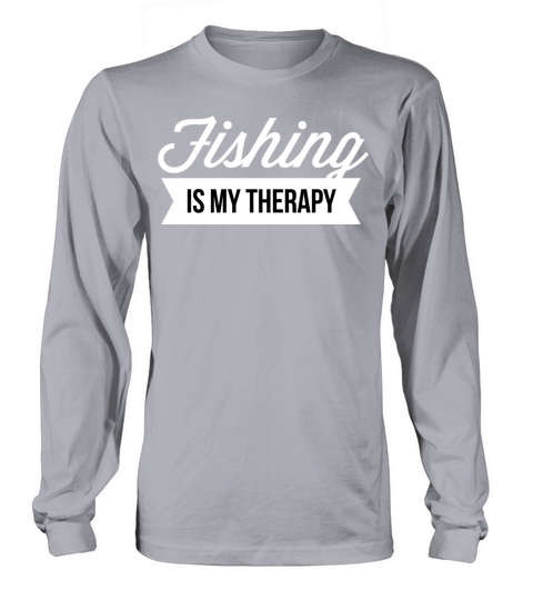 Fishing is my therapy Women's Long Sleeve