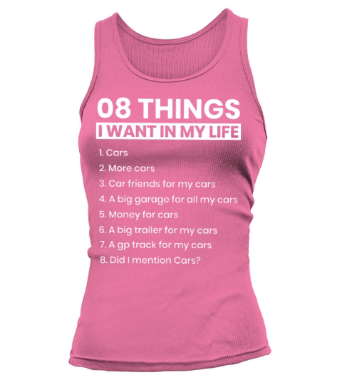 08 things i want in my life cars more cars car fri Women's Tank Top