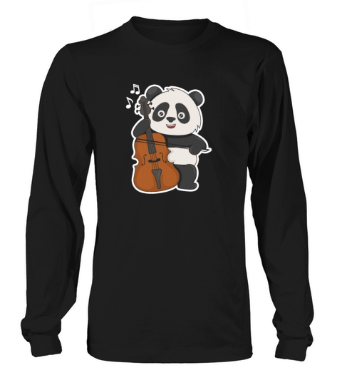 Cello Panda Design for a Celist Women's Long Sleeve