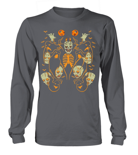 Horror Art Zombie Ghosts Ghouls Psychobilly Punk A Women's Long Sleeve