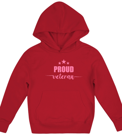 Veteran Mom Army Soldier Veterans Marine Kids Hoodie