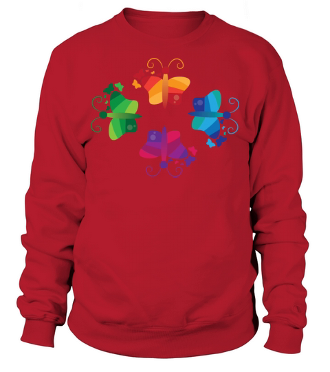 Colorful Butterfly - Abstract butterflies Men's Sweatshirt