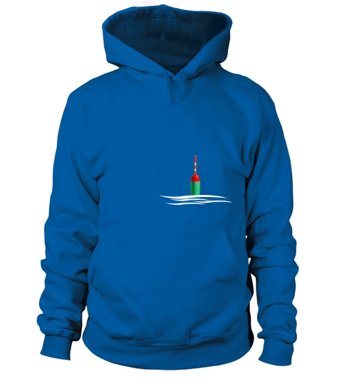 fishing dad uncle with fisher float at sea Women's Hoodie