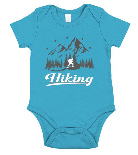 Go Hiking For Fathers Day Short Sleeve Baby One-Piece