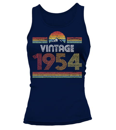 1954 Vintage Born 1954 Retro Birthday Gifts For Me Women's Tank Top
