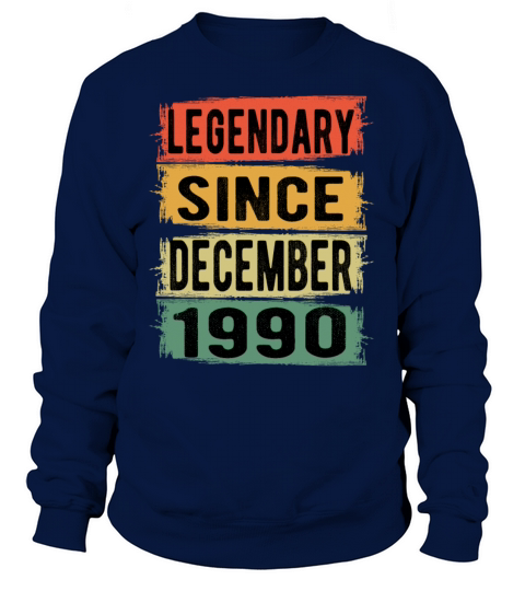 Birthday Retro Legendary December 1990 Women's Sweatshirt