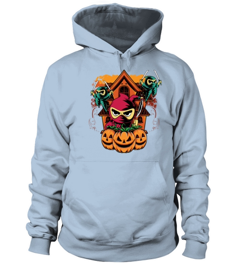 Halloween Ninja Costume Pumpkin Cute Ninja Kids Women's Hoodie