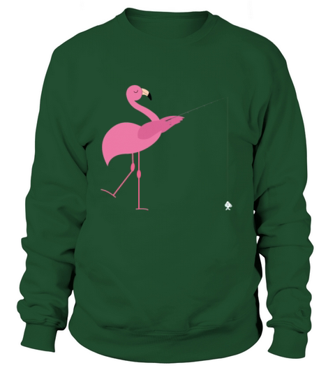 Cute Flamingo Fish Fishing Sea Ocean Food Gift Women's Sweatshirt