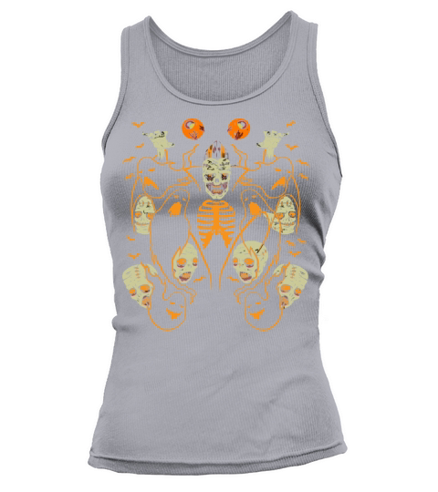 Horror Art Zombie Ghosts Ghouls Psychobilly Punk A Women's Tank Top