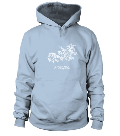 Flower Constellation Scorpio Born In October Or No Women's Hoodie