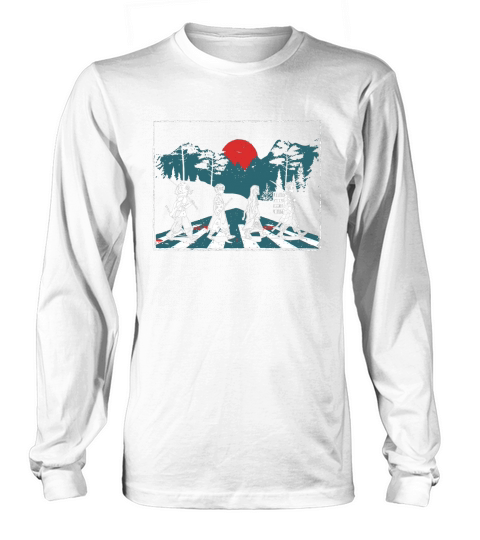 Demon Slayer Abbey Road Tanjiro Nezuko Zenitsu Inosuke Long sleeved Unisex