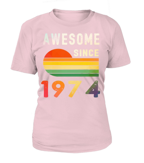 1974 Birthday Retro Vintage Gift vintage Women's T-Shirt