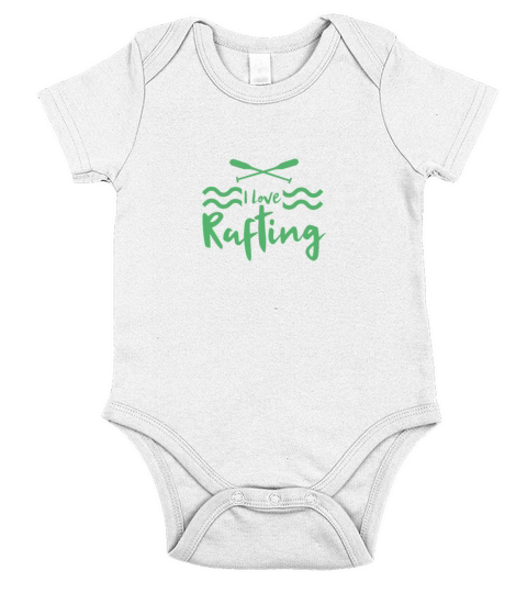Rafter Club River Raft Rafting White Water Short Sleeve Baby One-Piece
