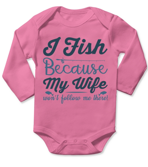 Fishing on fishing boat as fisherman Long Sleeve Baby One-Piece