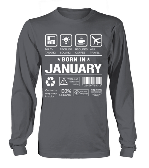 Born In January Women's Long Sleeve