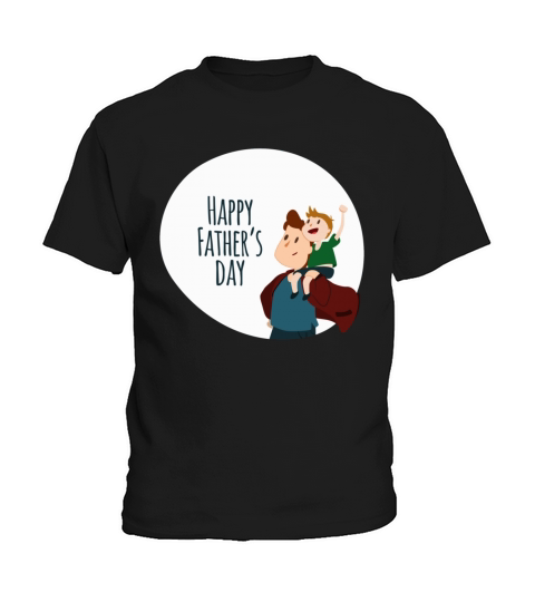 Happy Fathers Day, Father And Son, Gift From Son Kids T-Shirt