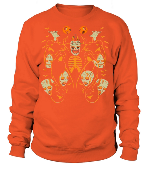 Horror Art Zombie Ghosts Ghouls Psychobilly Punk A Men's Sweatshirt