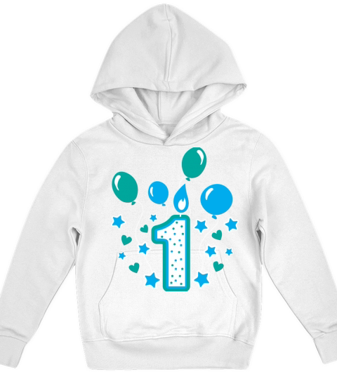 First birthday boy 1st birthday toddler gift 1year Kids Hoodie