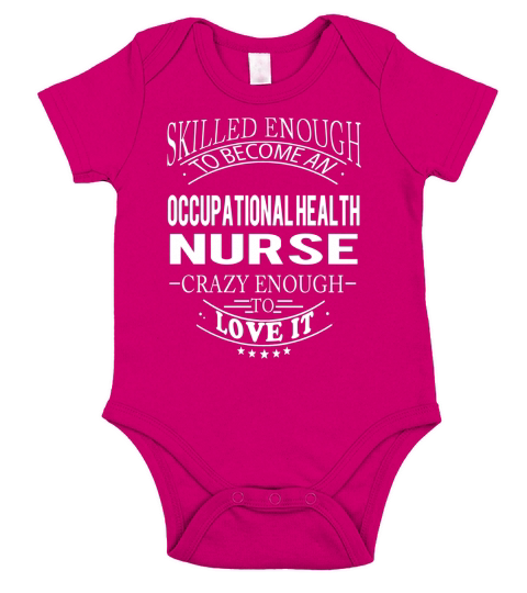 Occupational health nurse skill enough Short Sleeve Baby One-Piece
