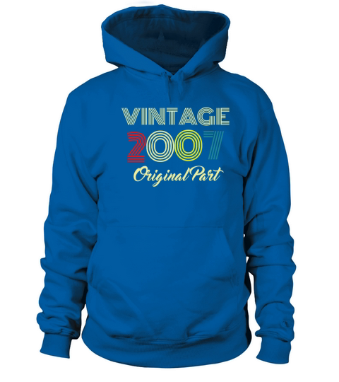 Legends Born In 2007 Vintage 13rd Birthday Gift Men's Hoodie