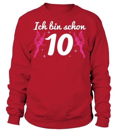 Fairy Birthday Gift Girl 10 Years 10th birthday Sweatshirt Unisex
