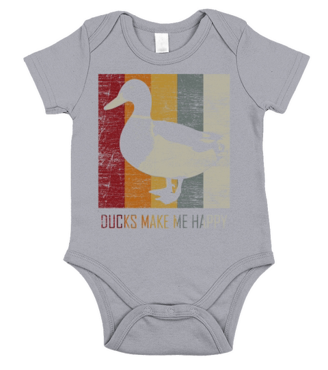 Duck Short Sleeve Baby One-Piece