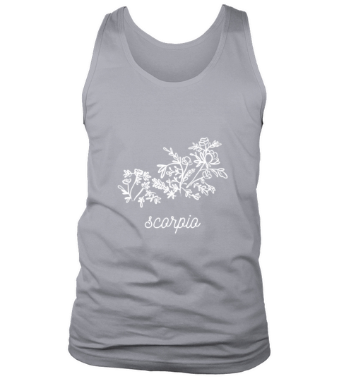 Flower Constellation Scorpio Born In October Or No Men's Tank Top