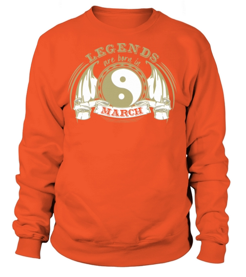 Legends are born in March Women's Sweatshirt