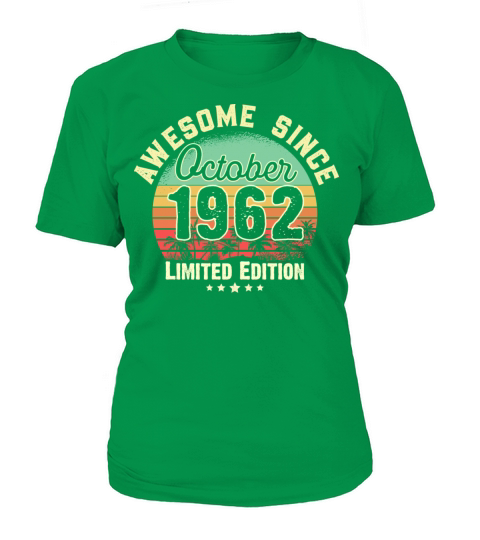 October 1962 59th Year Old Birthday Gift Retro Women's T-Shirt