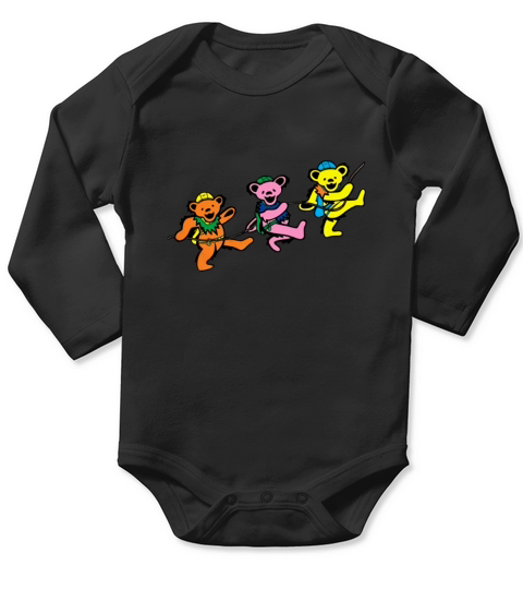 lebron grateful dead Long Sleeve Baby One-Piece